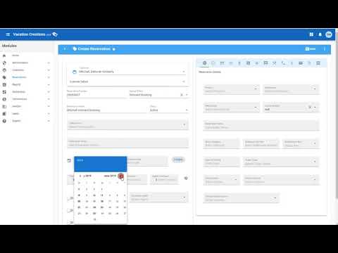 Onboard Booking Reservation in Vacation Creations CRM