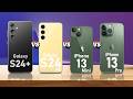 Samsug Galaxy S24+ VS Samsung Galaxy S24 FE VS iPhone 13 Mini VS iPhone 13 Pro