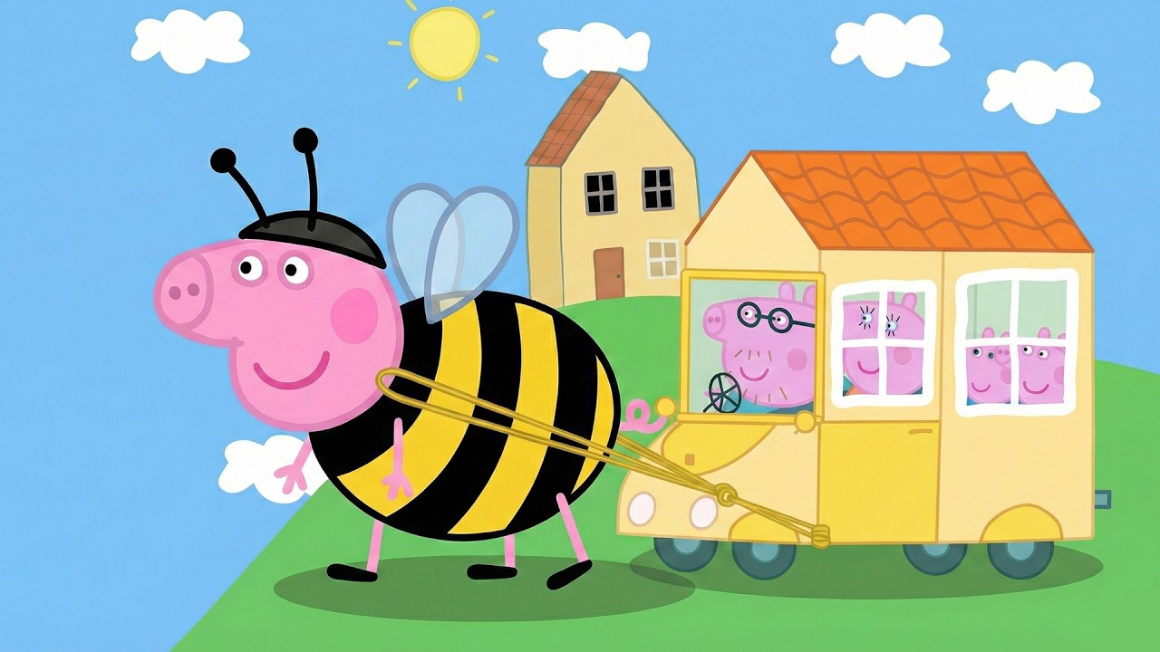 Peppa Pig and the Rainbow Sky Secret 🌈🐷 | Peppa Pig Funny Animation