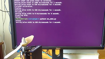 PiPWM: Turnigy Plush ESC Arming and Testing