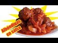 Receta albóndigas en salsa facilísima de hacer