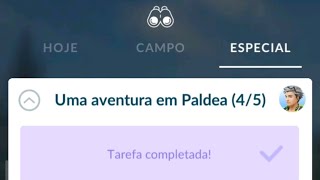 Pokémon GO missão especial UMA AVENTURA EM PALDEA Parte 5  #pokemongo