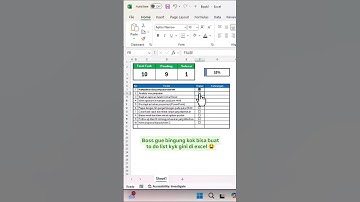 Buat to do list yang interaktif di excel #excelwithnugie #exceltips #excelformula #exceltutorial