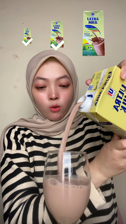 Minum susu coklat kecil sedang besar #mukbang #susucoklat #shorts