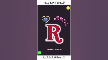 #R Letter Name Status❤️||Name art Video😍||Whatsapp status💘||2022 #krishna_Creation78#shorts #viral
