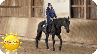 Dabei sein ist alles - Special Olympics-Teilnehmerin Lucy und ihr Pferd | SAT.1 Frühstücksfernsehen