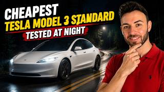 How good is the headlights on the cheapest Tesla Model 3 Base Night Drive Test