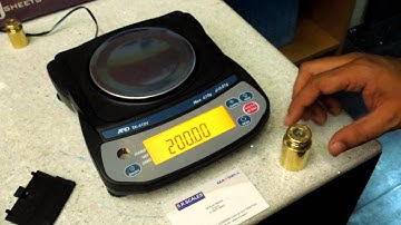 A&D EK V Calibration