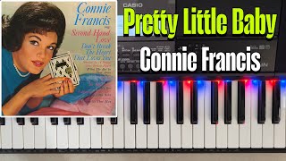 Pretty Little Baby  Connie Francis  Instrumental Piano Cover With S And Karaoke  Trending