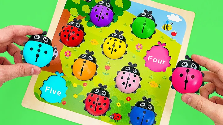 Best Learning Numbers, Colors and Shapes Puzzle | Preschool Toy Toddler Learning Video