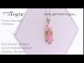 Gems en voguecom pink motherofpearl conch shell  amethyst goddess pendant