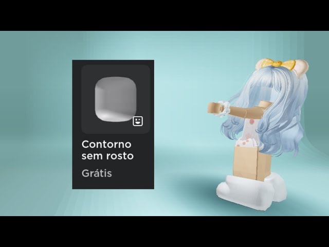 COMO FICAR SEM ROSTO NO ROBLOX DE GRAÇA E PAGO! 