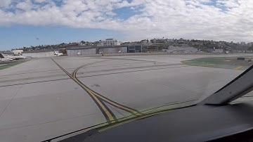 Touchdown and Taxi In Following Visual Approach and Landing Runway 27 KSAN.