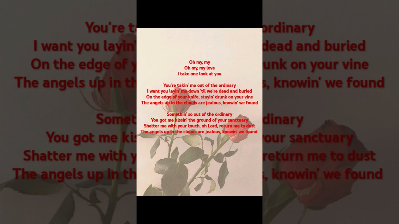 Ordinary Alex Warren Alexwarren Lyrics Aestheticlyrics Shorts Shortsfeed Foryou