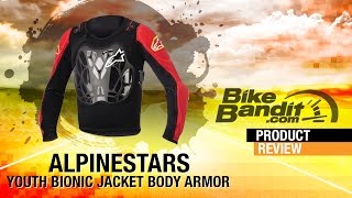 Alpinestars Youth Bionic Motorcycle Body Armor | BikeBandit.com