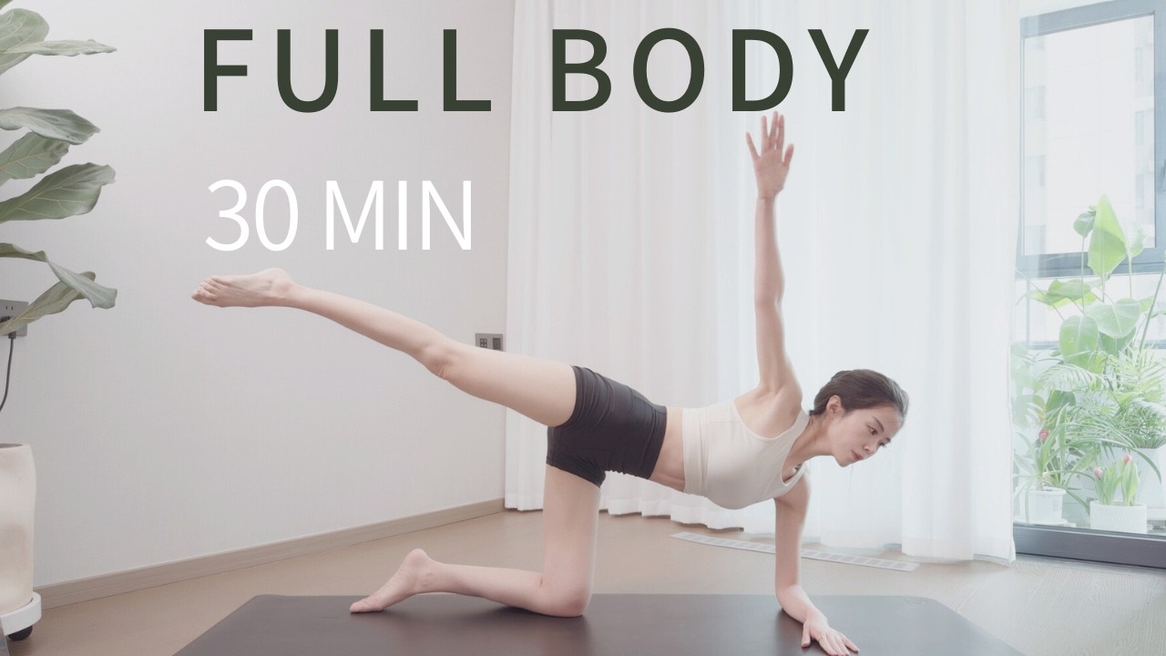 30 Min Full Body Pilates Workout | Lean & Toned｜No Equipment - YouTube
