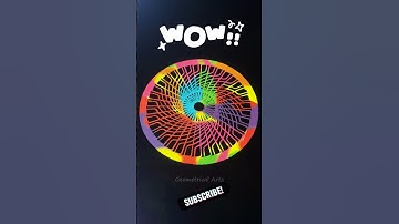 🥰 Asmr Spirograph Design | Awesome Spirograph Pattern 🤩🤣