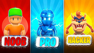 NOOB vs PRO vs HACKER (2025) | STUMBLE GUYS