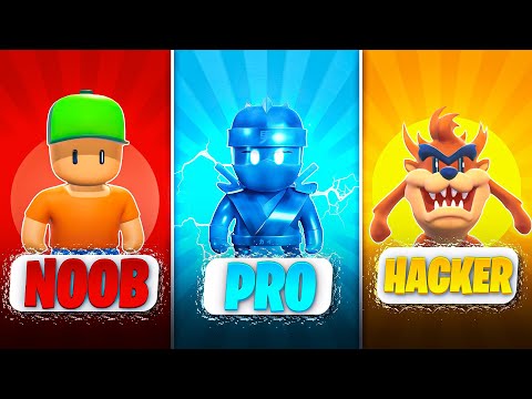 NOOB vs PRO vs HACKER (2025) | STUMBLE GUYS