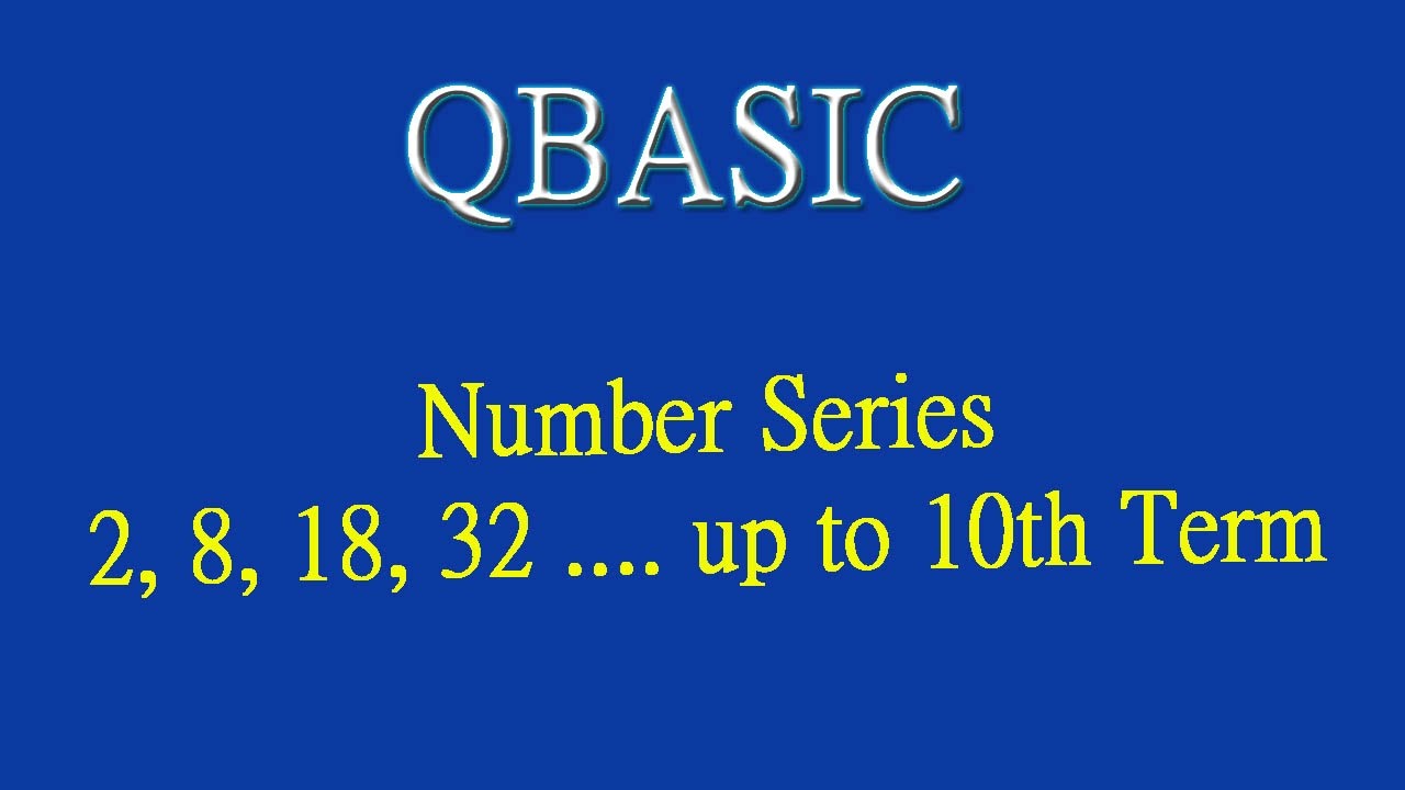 16 Number Series 2 8 18 32 Upto 10th Term By Technical