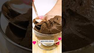 MOUSSE DE CHOCOLATE FICA PRONTO NA HORA E AINDA VIRA SORVETE -  SÓ 3 INGREDIENTES!