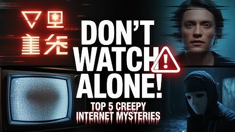 ⚠️ Don’t Watch Alone – Top 5 Creepy Internet Videos No One Can Explain!