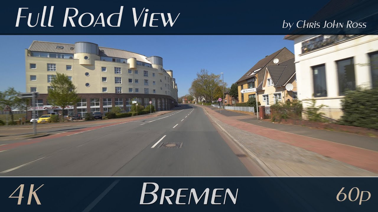 Bremen, Germany: Blumenthal - Weserstrandstraße, Rönnebecker Straße, Dillener Straße, Farger Straße