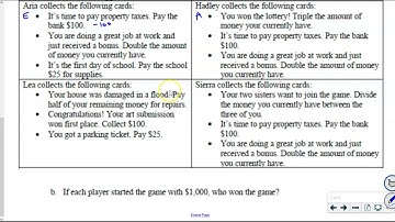 UMSMP 1.1b Writing Expressions to Model Real World Situations (Part 1 of 2)