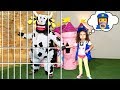 Valentina Pontes Finge Brincar de Ser POLICIAL! VÍDEO FOR KIDS
