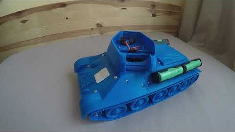 T34- 85  3D printed tank - Teaser