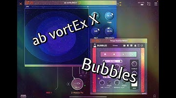 ab vortEx X - Spacial Spacetime Designer & Bubbles - Sparkling Filterbank Delay - iPad Demo