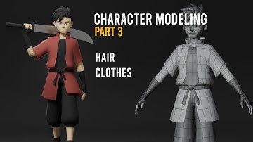 Lowpoly Game Ready Character Modeling Blender 3D - Part 3