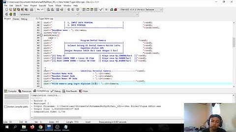 UAS Pemrograman Terstruktur - 18631186 Muhammad Rifqi Rifani