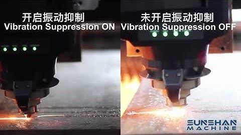vibration suppression for sharp corner in fiber laser cutting system