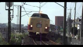 485系新潟車K2編成 ひたち50周年記念号送り込み回送(回9431M)@2013.10.12