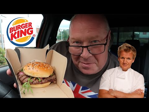 Burger King Wagyu Burger Beef With Gordon Ramsey.