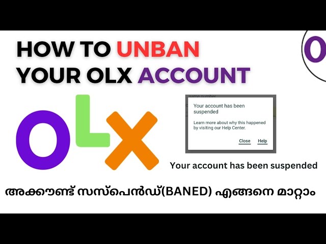 Olx account suspended