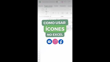 Como usar esses ícones no Excel | #shorts