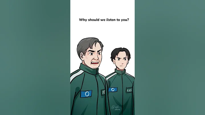 Squid Game season 2🔥 Every time Player 100 started talking 💀#squidgame #art #player456