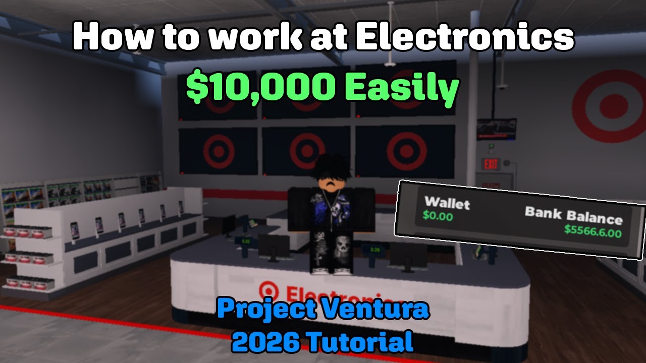 How to Work at Electronics - 🌴Project Ventura™ Roblox