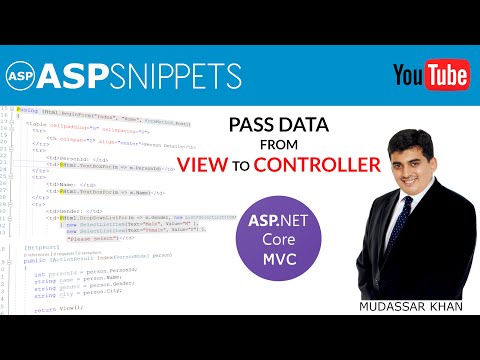فيديو: كيف تمرر البيانات من العرض إلى وحدة التحكم في MVC TempData؟