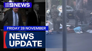 Sergeant found guilty in fatal crash; Four arrested over drive-by shooting | 9 News Australia