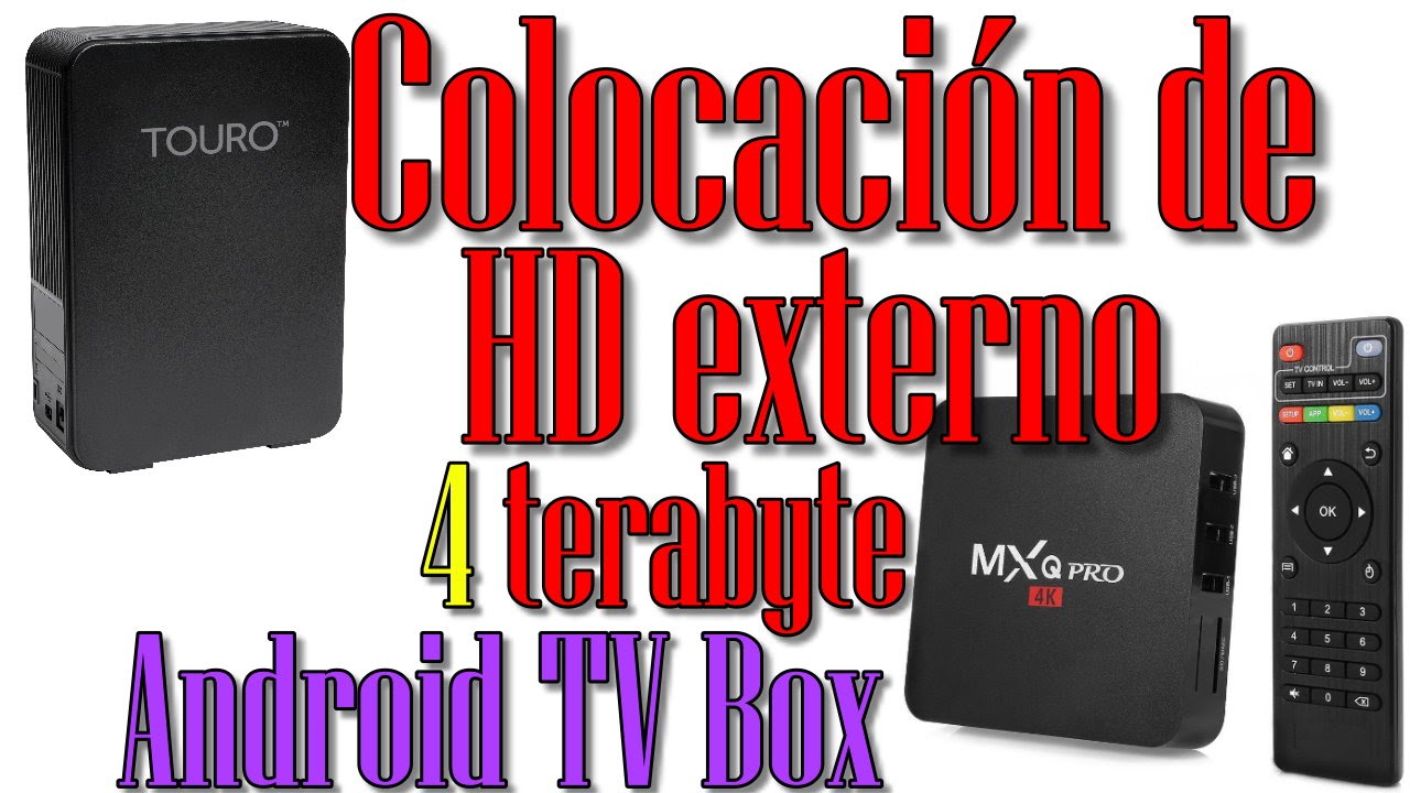 Ridículo tsunami Correo 💡 Colocación de Disco Duro externo para MXQ PRO Android TV Box - YouTube