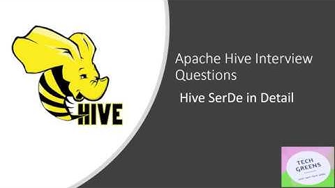Mastering Hive Tutorial | Hive SERde | Interview Question