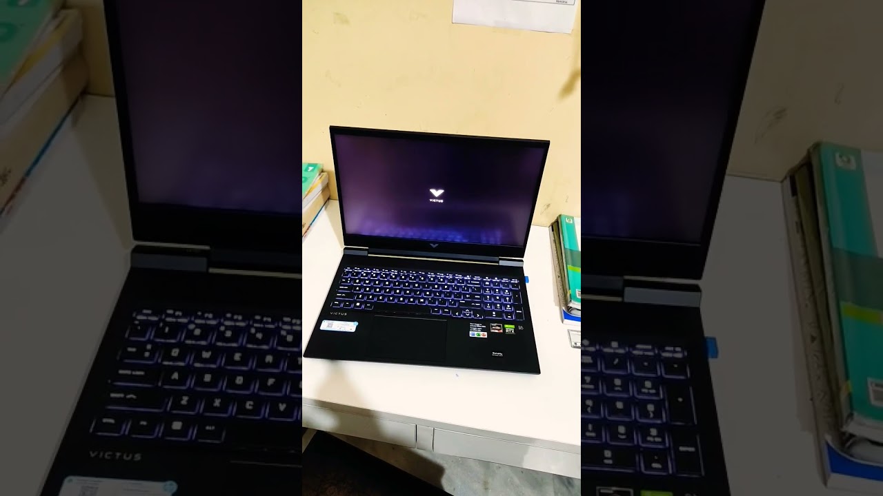HP VICTUS BOOT TEST.. Ryzen7 5800h rtx 3050 