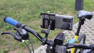 Кріплення телефону на велосипед: на кермо для зйомки відео