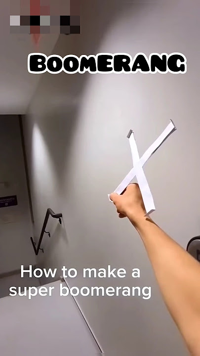 Paper boomerang 🪃 oragami #papercrafts #diy #airplane #subscribe #paper #origami #shorts #boomrang