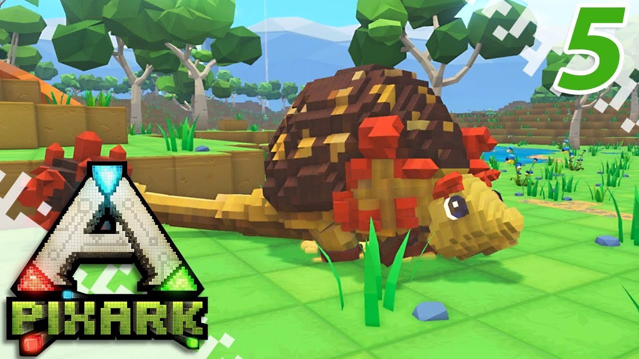 PIXARK (Multiplayer Gameplay) - Advancements! - EP05 playthrough little monster at school