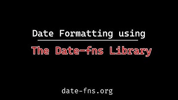 Formatting Dates using Date-fns