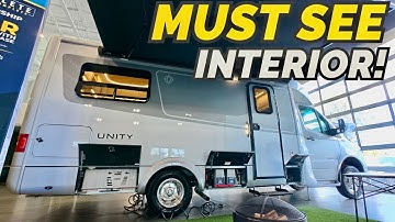 One of the world’s most LUXURIOUS camper vans! 2025 Leisure Travel Unity U24TB twin bed